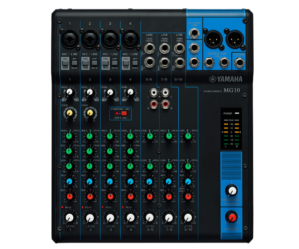YAMAHA MG10 模擬調(diào)音臺(tái)